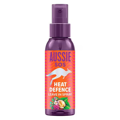 Superdrug Aussie SOS Heat Saviour Leave In Hair Spray 100ml- Buy online at McGrocer