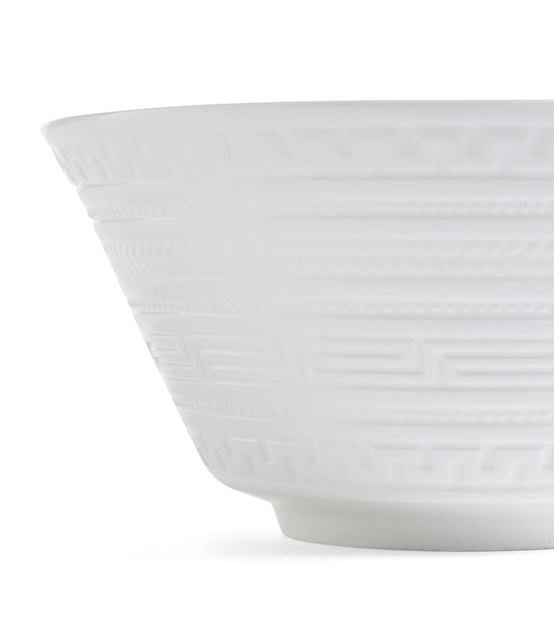 Wedgwood fine bone china cereal bowl with embossed geometric design 15cm (British brand)