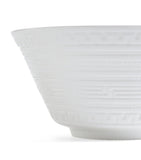 Wedgwood fine bone china cereal bowl with embossed geometric design 15cm (British brand)