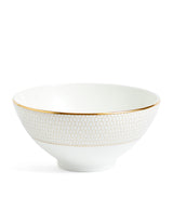 Harrods Gold-Trim Fine Bone China Rice Bowl 12.5cm- Buy online at McGrocer