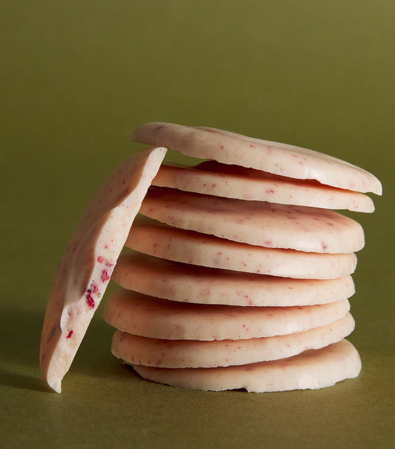 Harrods white chocolate raspberry thins 162g - British product