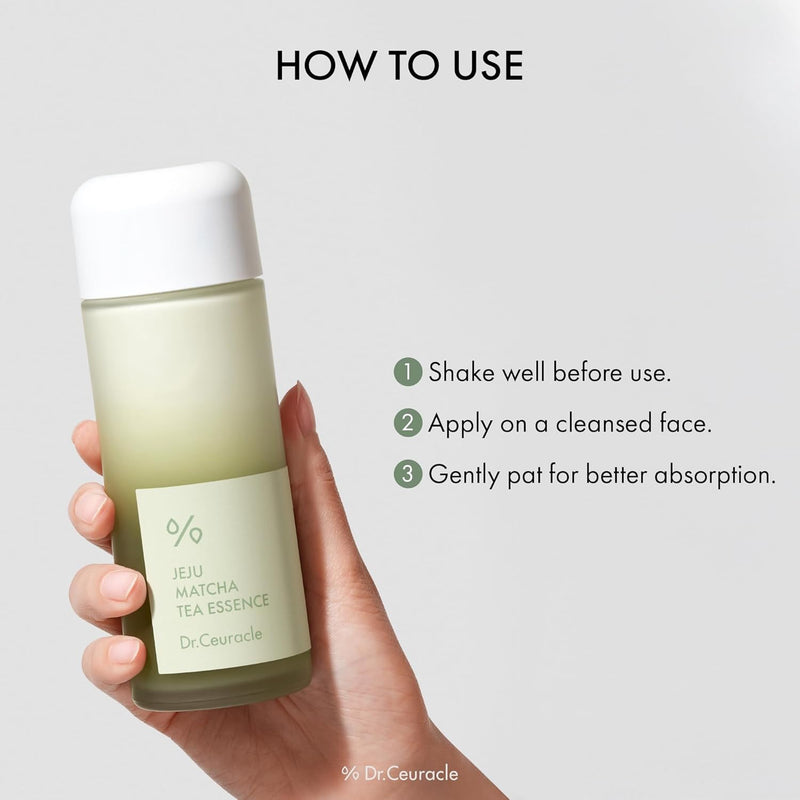 DR. CEURACLE Jeju matcha tea essence 150ml, UK version