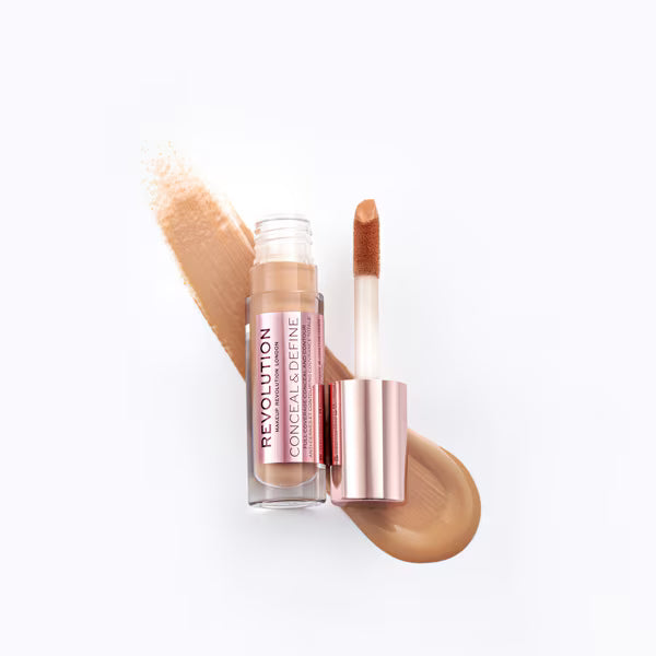 Revolution Conceal Define concealer C10.5, imported from the UK