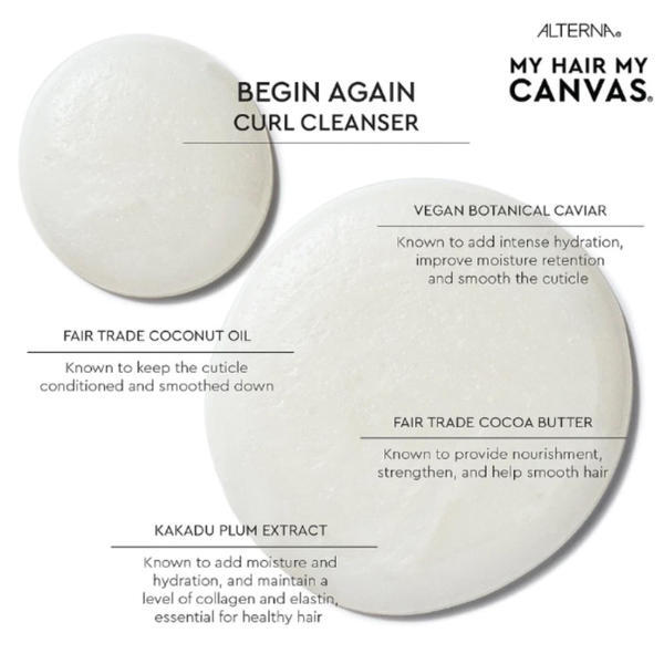Alterna curl cleanser Begin Again 40ml, imported from the UK