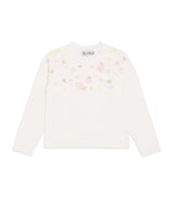 Harrods Cotton Floral Embroidered Sweater for Ages 2-12 Years- Buy online at McGrocer