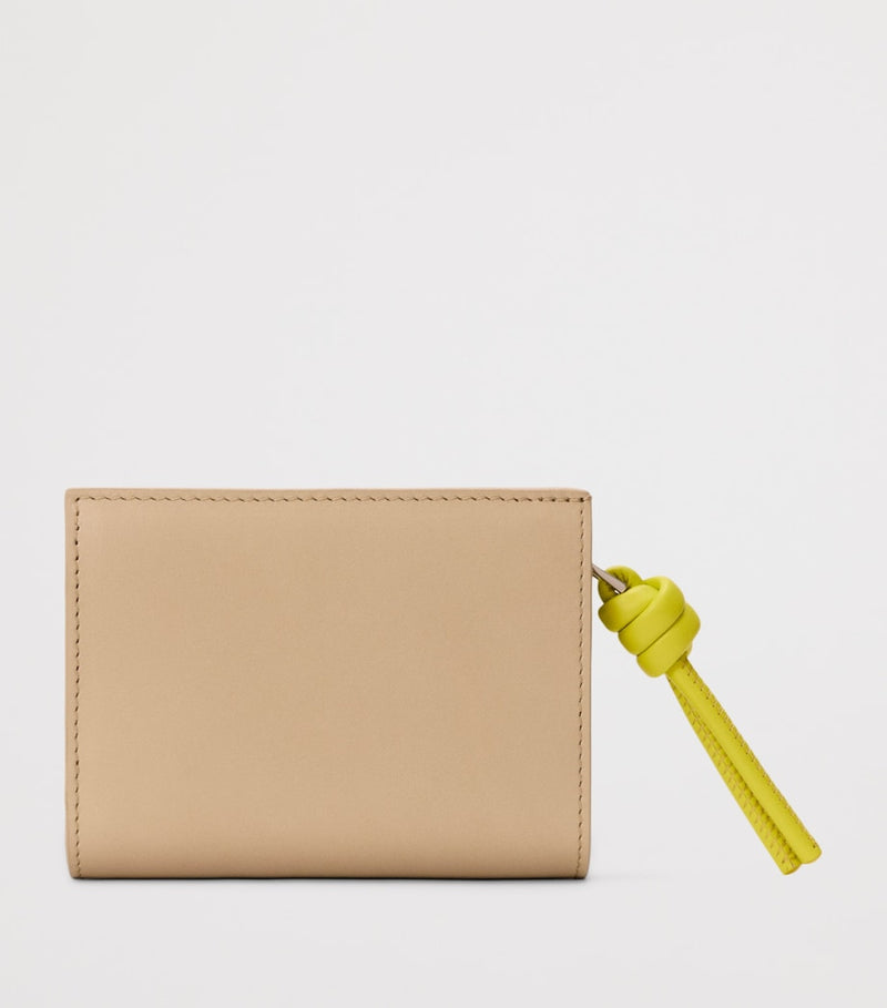 LOEWE leather knot wallet compact size (British brand)