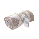 Ziggle Grey and White Safari Baby Blanket 100cm x 75cm (British brand)