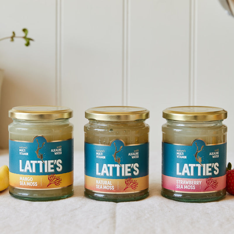 Lattie's Natural Sea Moss Gel 250g (British brand)