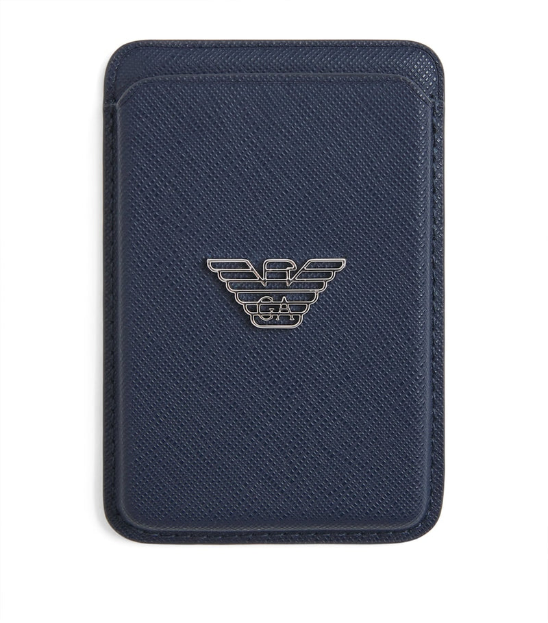 Emporio Armani Saffiano leather card holder 10x7cm (British brand)