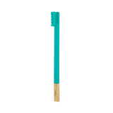 APRIORI Turquoise Blue Gold Medium Toothbrush - British product