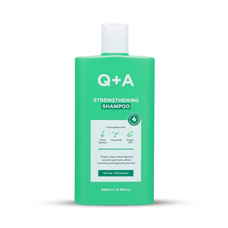 Q+A Strengthening Shampoo 250ml, imported from the UK