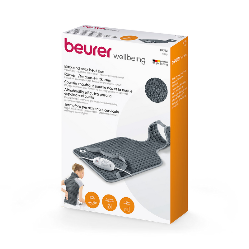 Beurer back and neck heat pad, imported from the UK