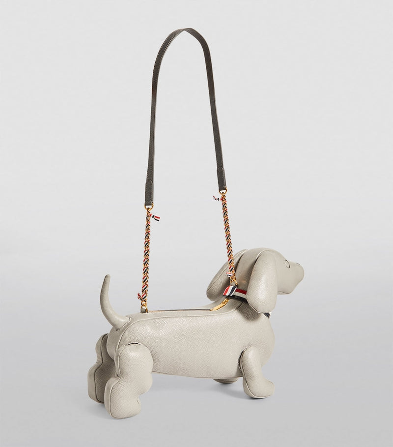 Thom Browne Mini Hector cross-body bag in leather imported from the UK