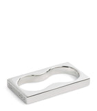 Tom Wood double square sterling silver ring, imported from the UK