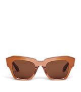 Harrods Alaïa Acetate Melted Square Sunglasses- Buy online at McGrocer
