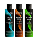 Superdrug Erth Skin Fresh Shower, Power Shampoo and Active Gel 3 x 300ml- Buy online at McGrocer