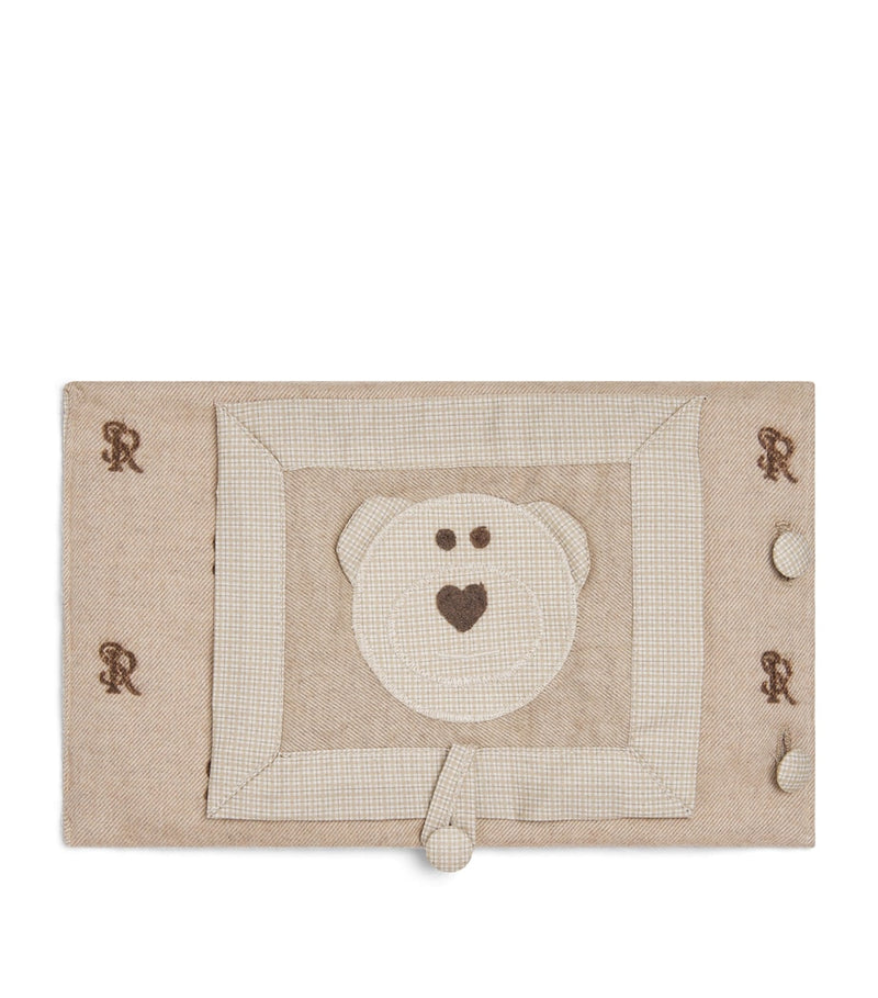 Stefano Ricci kids cotton teddy bear pillow - British product