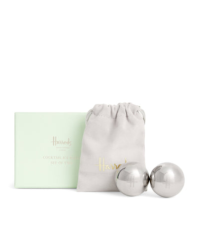 Harrods Harrods Cocktail Ball Ice Cubes Ice Cube Tray Set of 2- Buy online at McGrocer