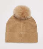 Yves Salomon Enfant Cashmere Pom-Pom Beanie (British brand)