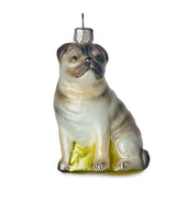 Harrods Pug Tree Decoration with Festive Charm- Buy online at McGrocer