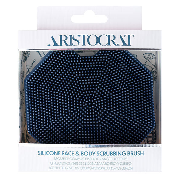 Aristocrat silicone face and body scrubbing brush, imported from the UK