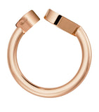 Chopard Happy Hearts rose gold ring with moving diamond, imported from the UK