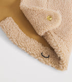 Artipoppe shearling winter baby carrier insert, British product