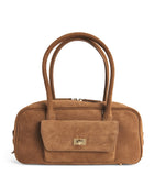Sandro Paris suede top-handle bag - British product