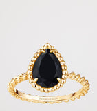 Boucheron Serpent Bohème yellow gold onyx ring (British brand)