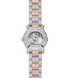 Chopard Happy Sport automatic watch 33mm rose gold stainless steel (British brand)