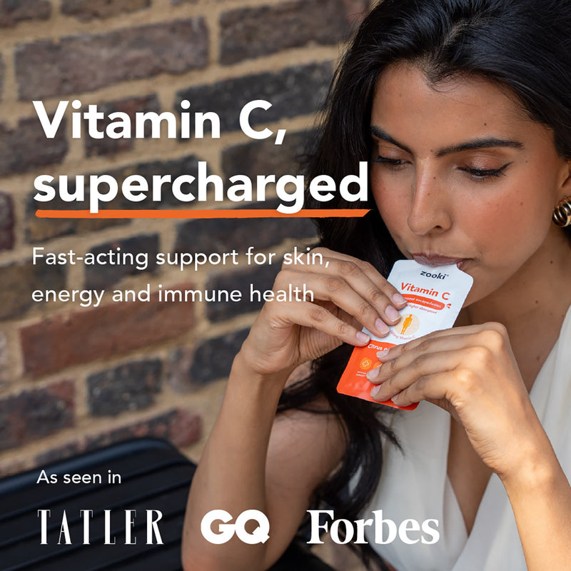 Zooki vitamin C liposomal 1000mg citrus orange 90 sachets - British product