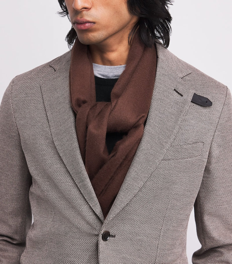 Brioni fringed scarf made in Italy - British product