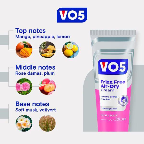 VO5 Frizz Free Hair Cream 125ml (British brand)