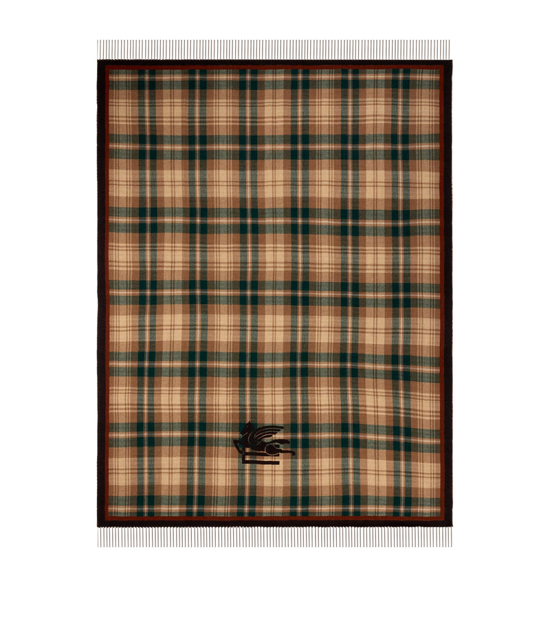 Etro wool Boyd throw 180cm x 140cm - British product