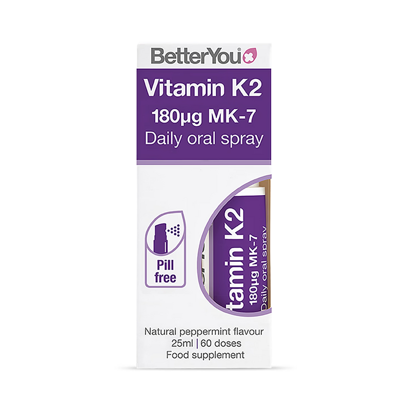 BetterYou Vitamin K2 Oral Spray 25ml - British product