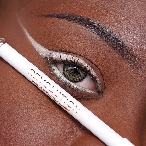 Revolution Streamline Waterline Eyeliner Pencil White, imported from the UK