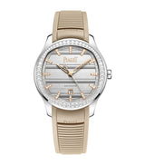 Harrods Piaget Stainless Steel and Diamond Polo Signature Date Watch 36mm- Buy online at McGrocer