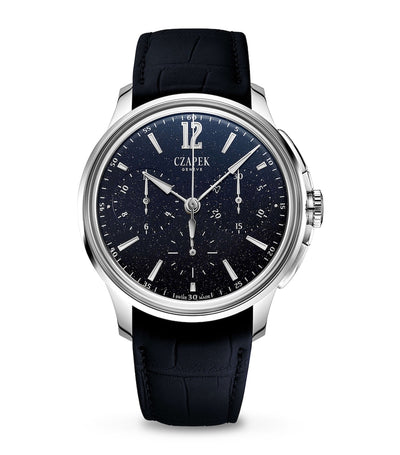 Harrods Czapek Faubourg de Cracovie Aventurine Stainless Steel Watch 41.5mm- Buy online at McGrocer