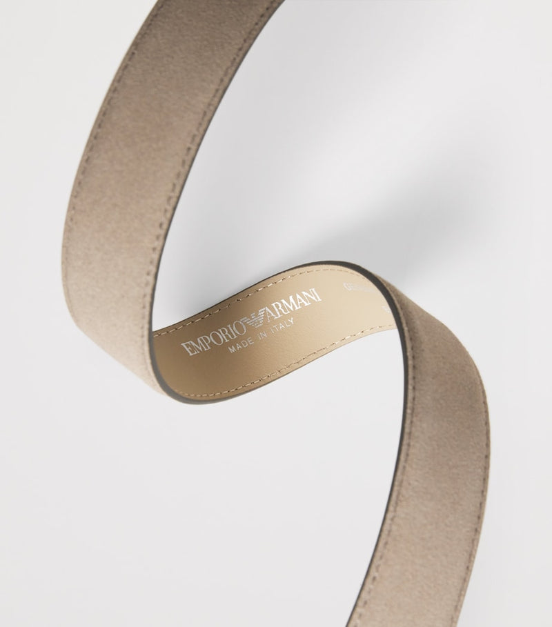Emporio Armani leather belt with Eagle buckle - British product