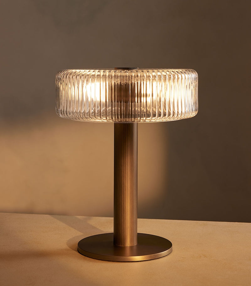 Soho Home brass Renato table lamp (British brand)