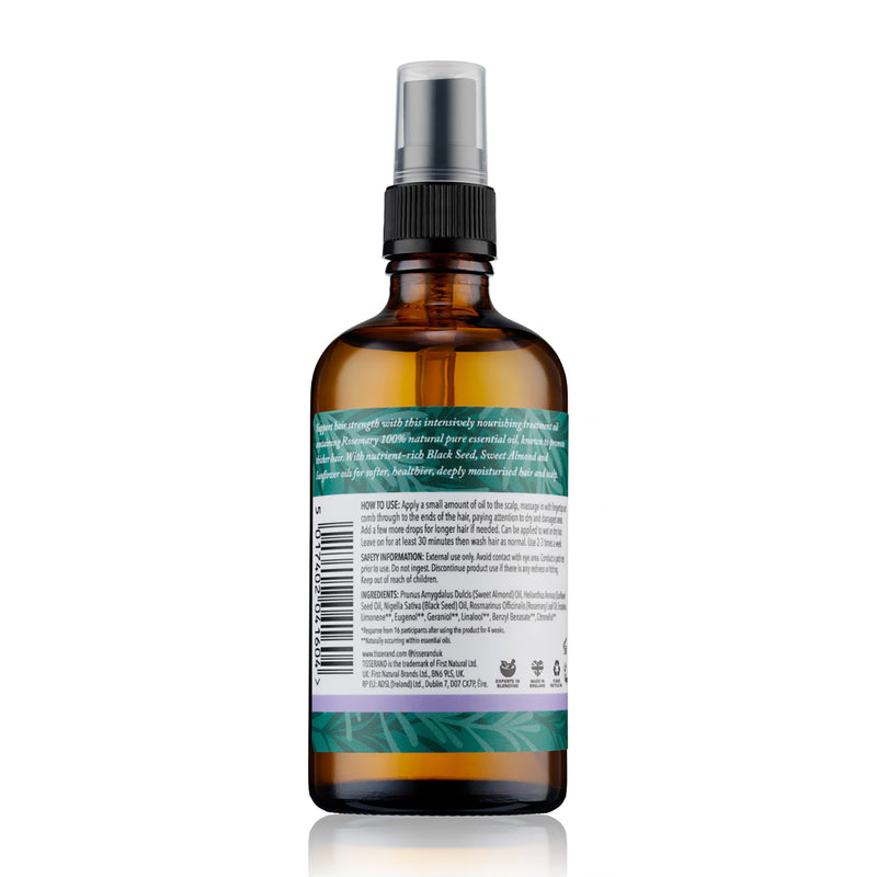 Tisserand natural rosemary hair oil 100ml (British brand)