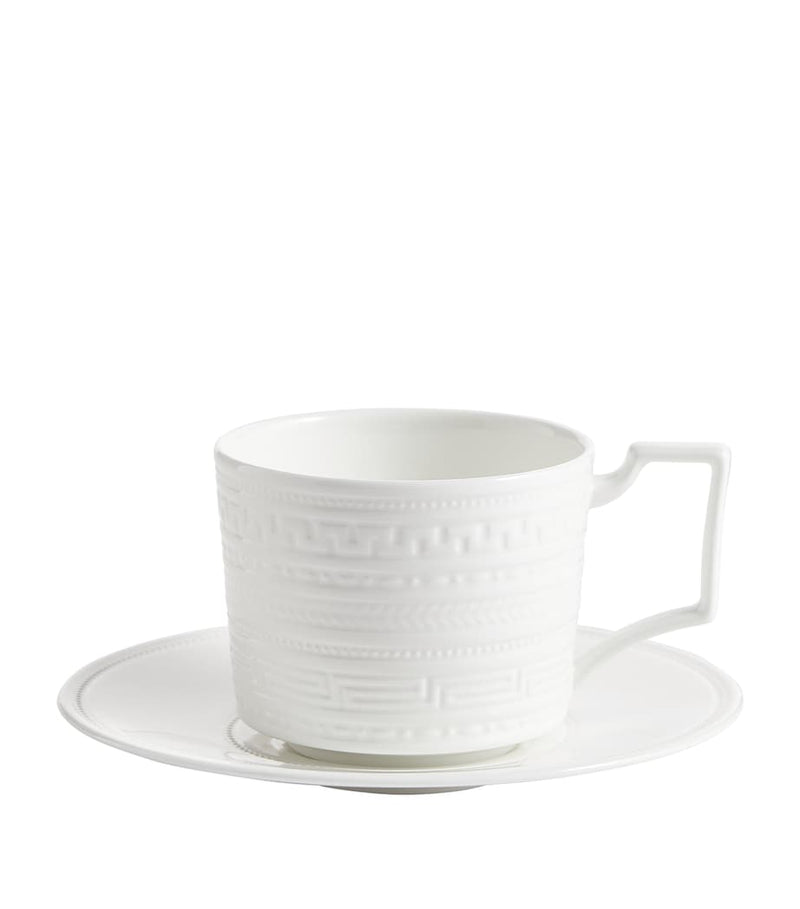 Wedgwood Intaglio teacup and saucer (British brand)