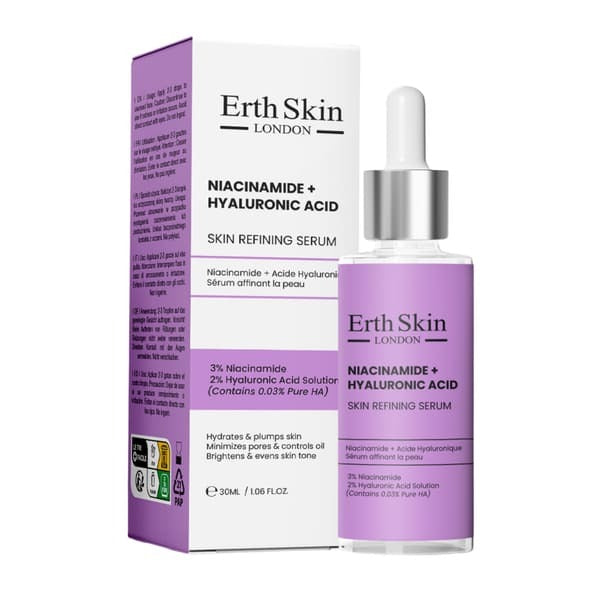 ErthSkin Niacinamide Hyaluronic Serum 30ml - British product
