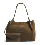 Etro medium suede Libra shoulder bag, imported from the UK