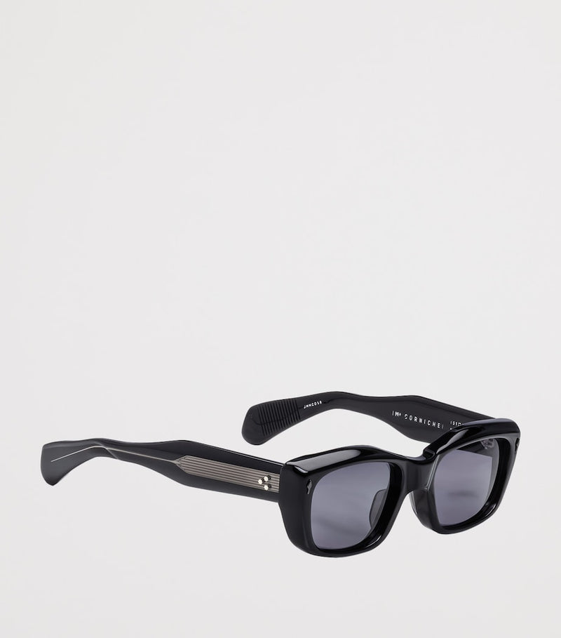 Jacques Marie Mage Corniche rectangle sunglasses, UK version