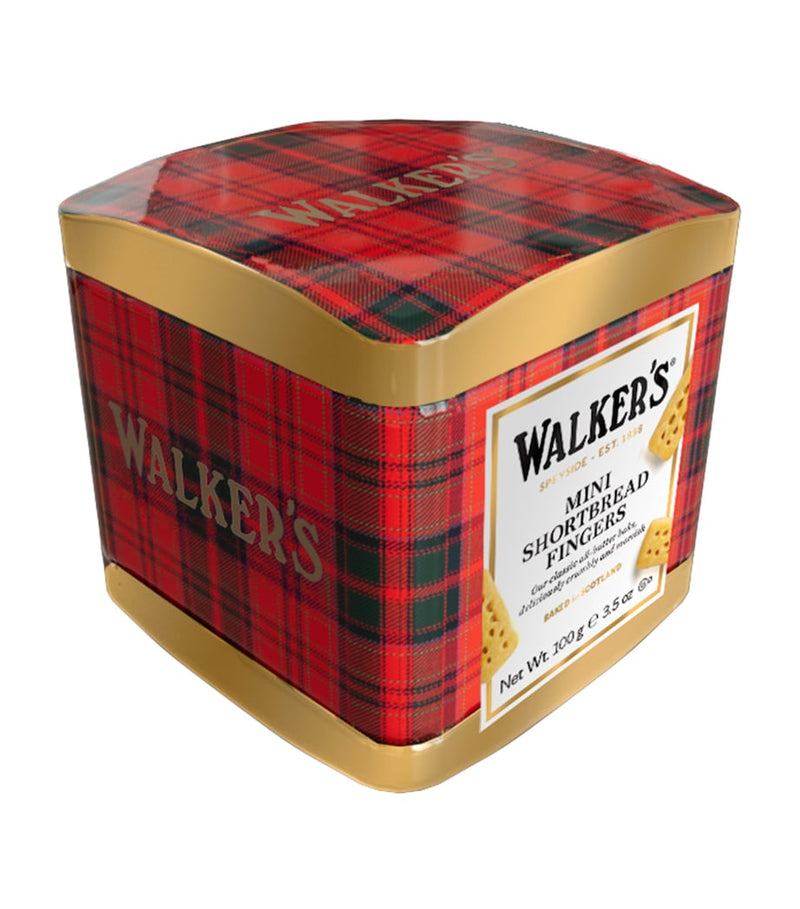 Walkers mini shortbread fingers tin 100g - British product