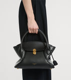 Balmain small Pulse Day top-handle bag in leather, imported from the UK