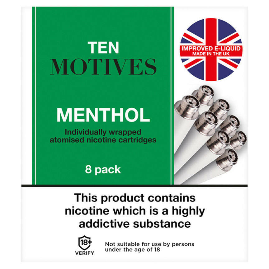 Ten Motives 8 Menthol GOODS ASDA