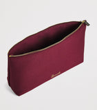 Harrods medium cotton logo cosmetics bag, imported from the UK