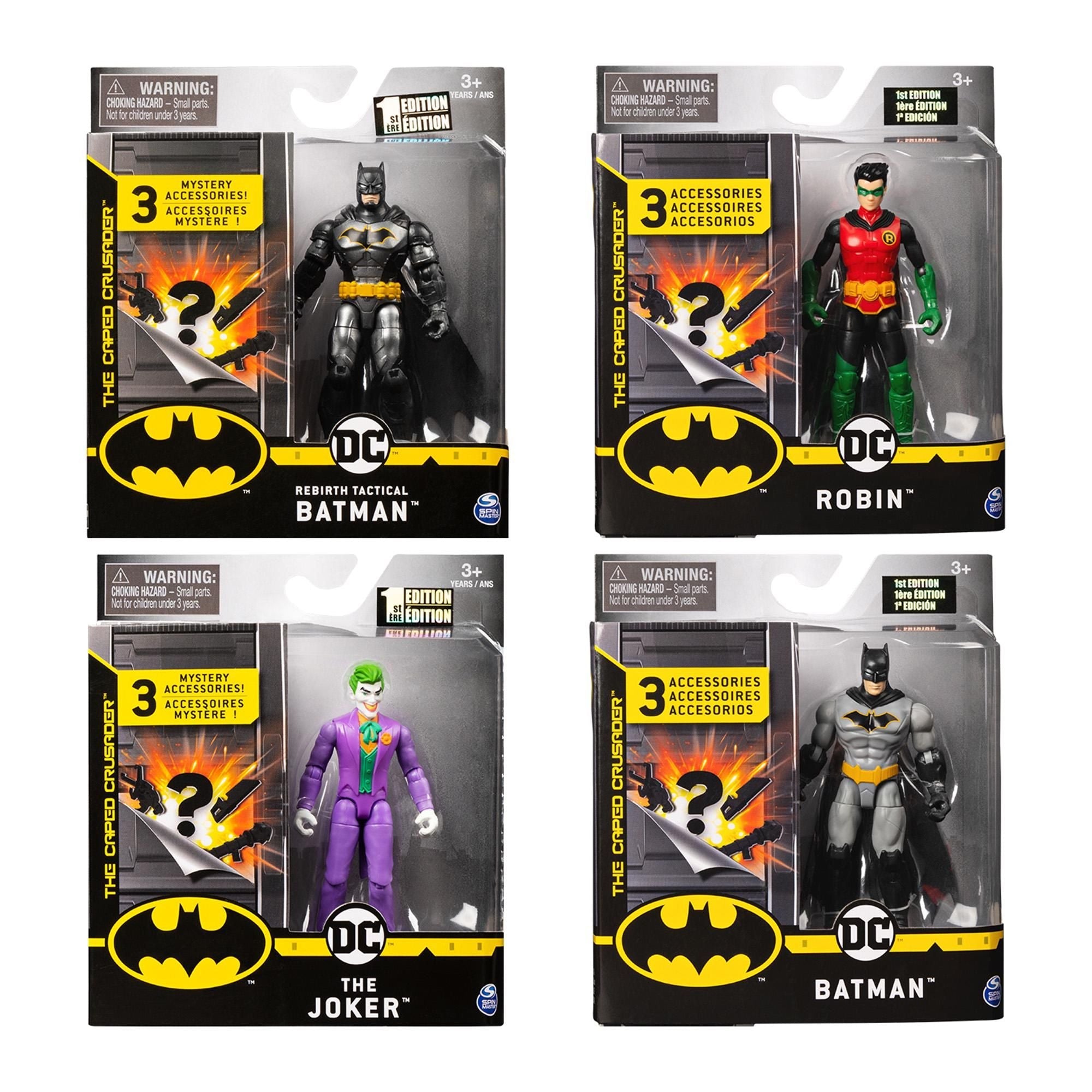 Dc Batman Tech 4" Figure Asst